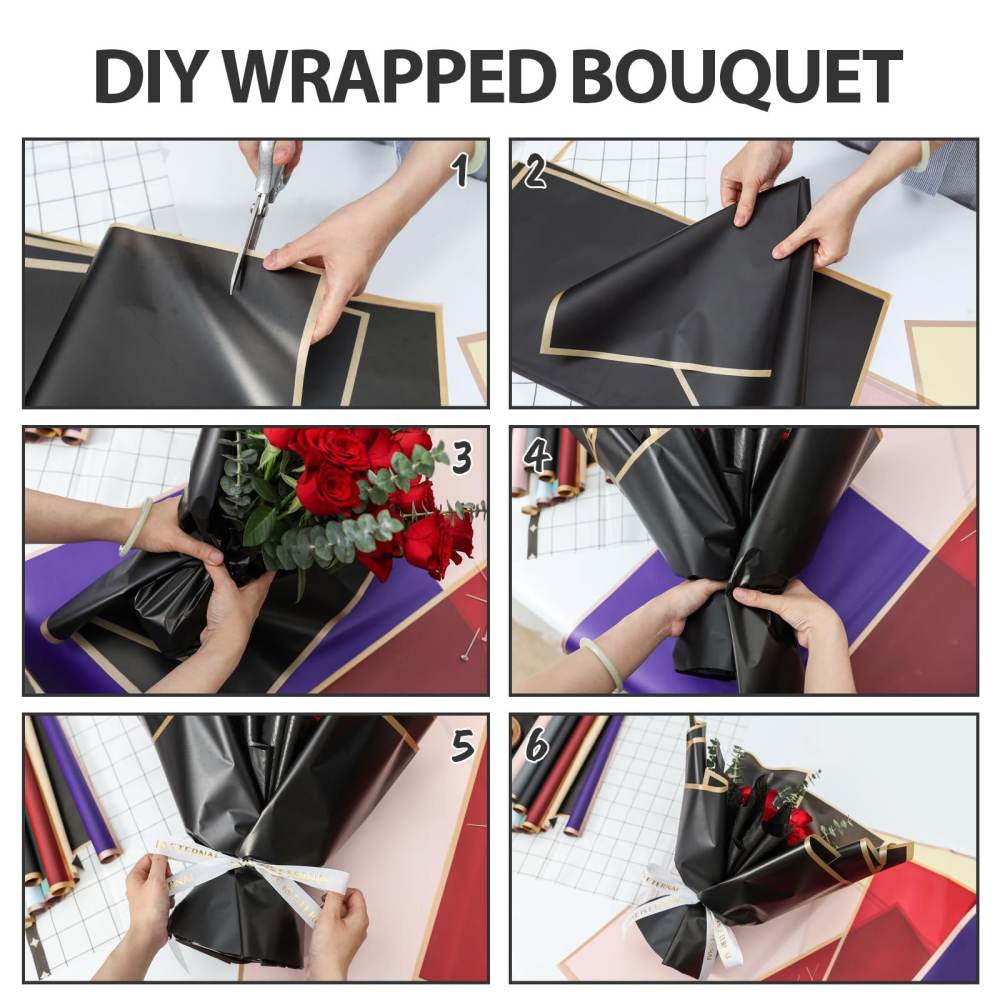 Luxury Waterproof Bouquet Wrap - The Florist Supply Shop recension och pris