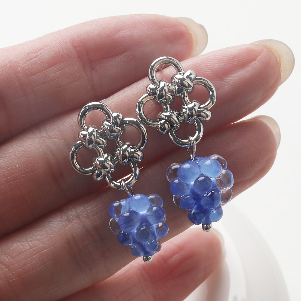 4PCS Dainty Flower Ear Studs E - Florist Supplies recension och pris