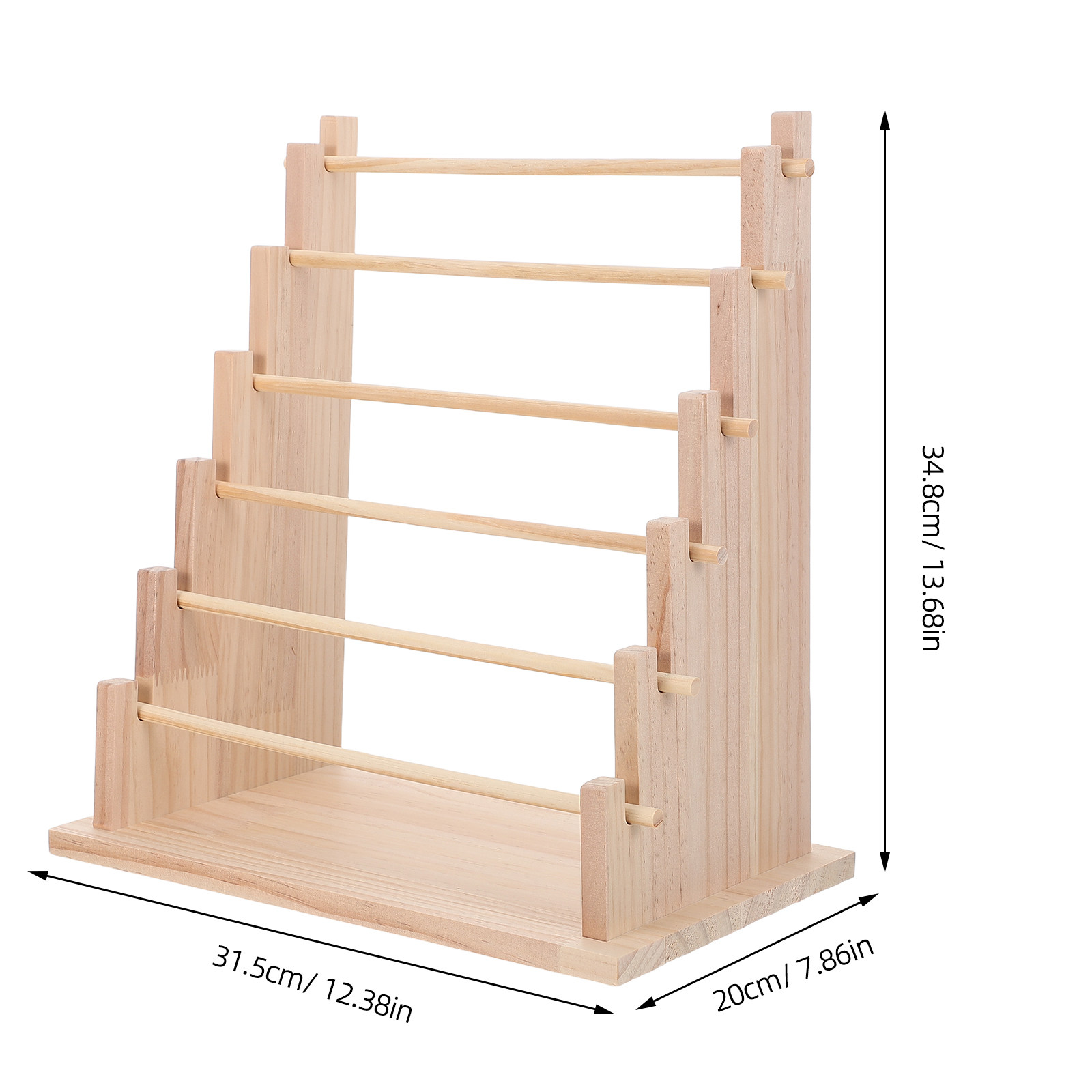 6 Tier Wooden Ribbon Storage R - The Florist Supply Shop recension och pris