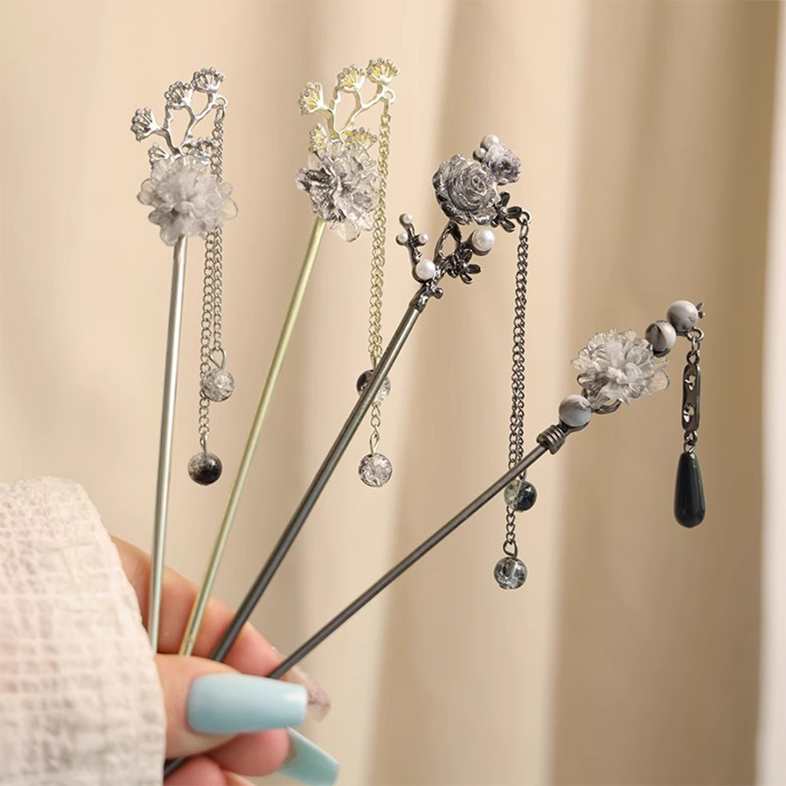 Elegant Flower Hair Sticks For - Florist Supplies recension och pris